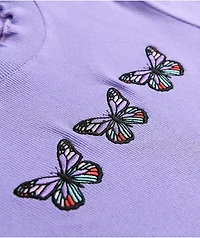 A-Lab Curly Butterfly Lavender T-Shirt