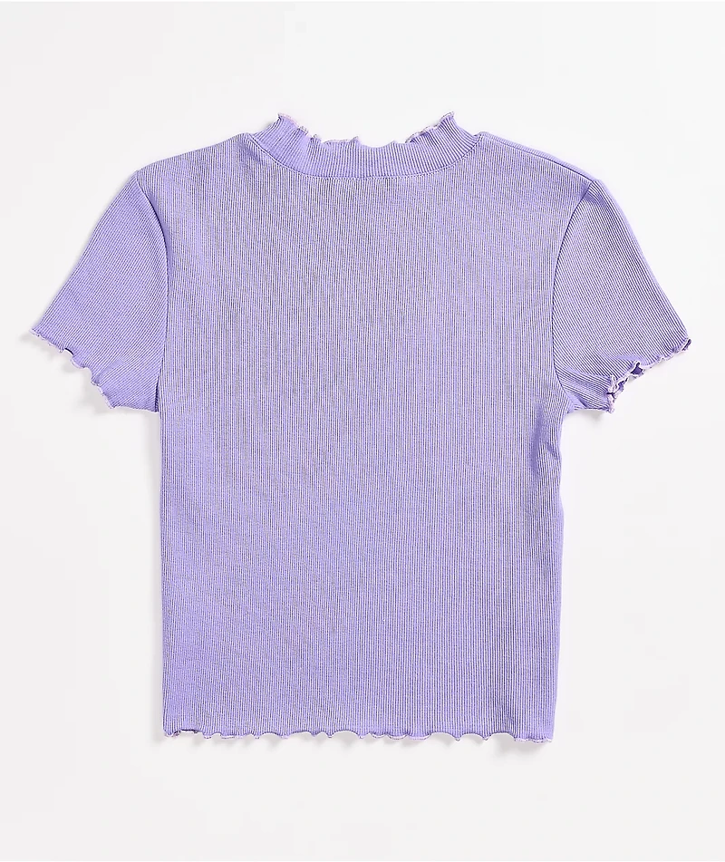 A-Lab Curly Butterfly Lavender T-Shirt