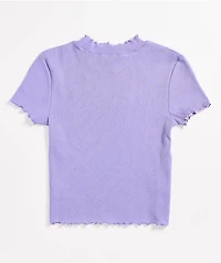 A-Lab Curly Butterfly Lavender T-Shirt