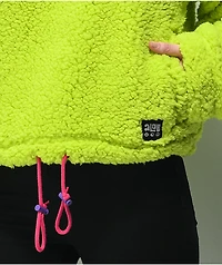 A-Lab Dorothy Flower Green & Purple Tech Fleece Hoodie