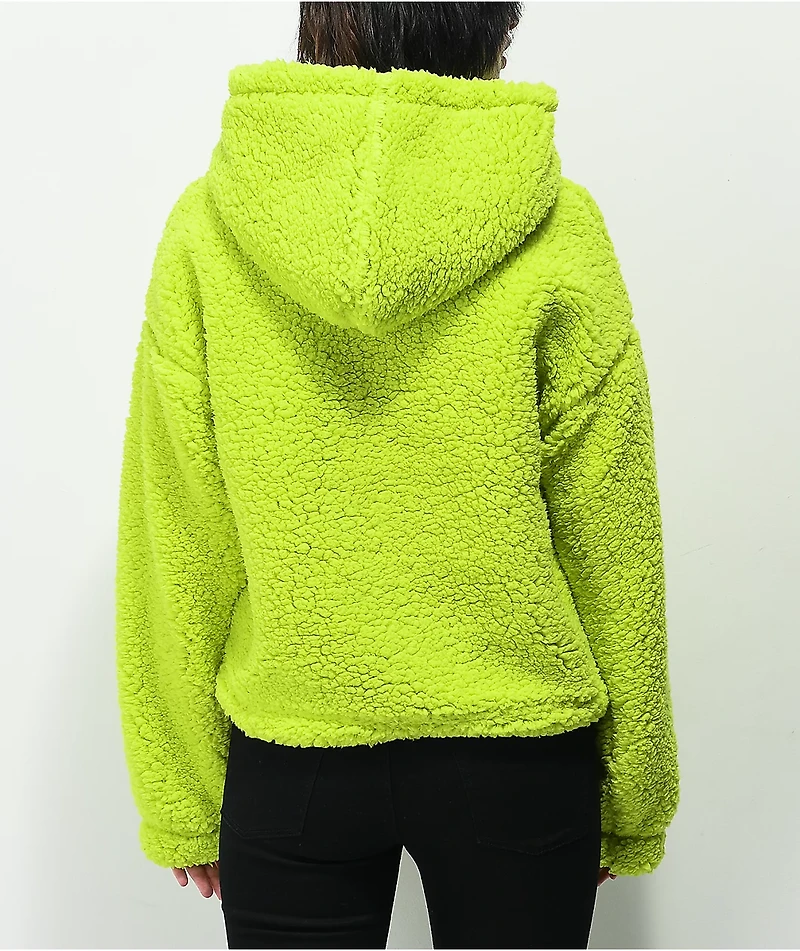 A-Lab Dorothy Flower Green & Purple Tech Fleece Hoodie