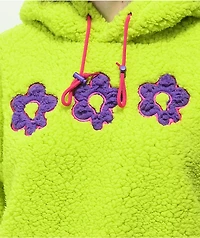 A-Lab Dorothy Flower Green & Purple Tech Fleece Hoodie