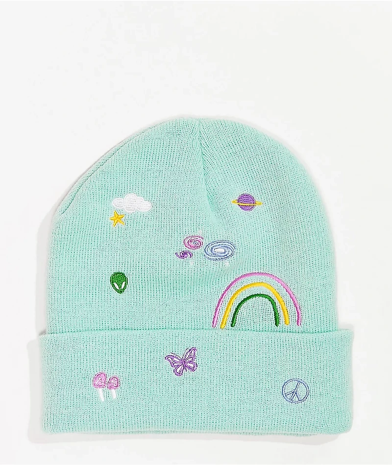 A-Lab Ellison Blue Rainbow Beanie