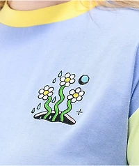 A-Lab Febe Lavender Colorblock T-Shirt Dress