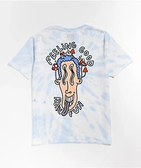 A-Lab Feeling Good Blue Tie Dye T-Shirt