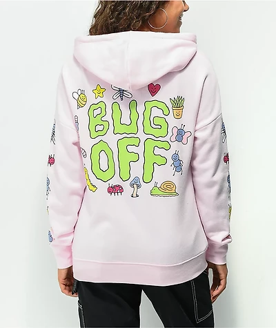 A-Lab Freela Bug Off Pink Hoodie