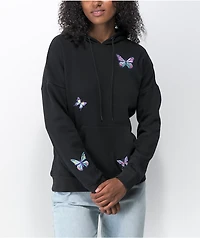 A-Lab Freela Butterfly Black Hoodie