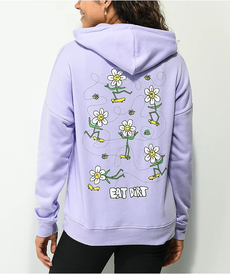 A-Lab Freela Eat Dirt Purple Hoodie