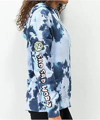 A-Lab Freela Sad World Blue Tie Dye Hoodie