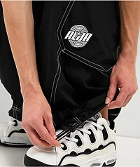 A-Lab Giga Rave Black Cargo Nylon Pants
