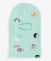 A-Lab Good Vibes Light Teal Balaclava