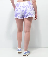 A-Lab Jana Mushroom Purple Tie Dye Sweat Shorts