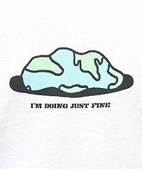 A-Lab Just Fine White T-Shirt