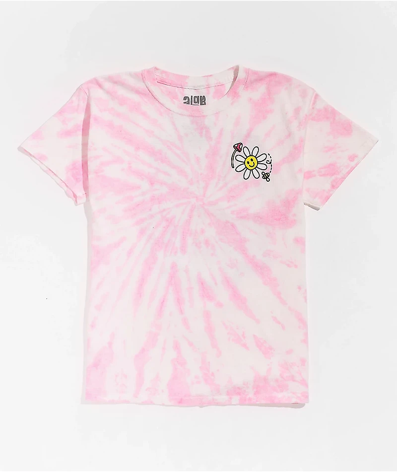 A-Lab Kids' Better Days Pink Tie Dye T-Shirt