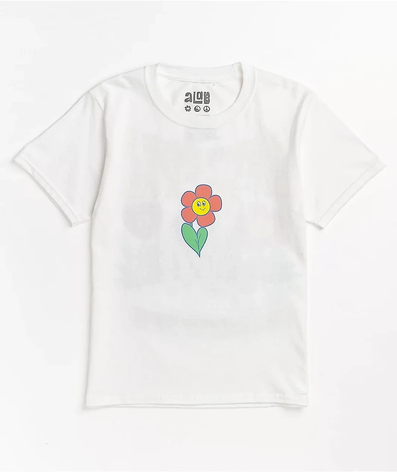 A-Lab Kids' Born Wild White T-Shirt