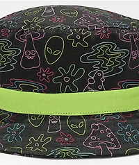 A-Lab Laser Show Black Bucket Hat
