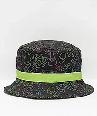 A-Lab Laser Show Black Bucket Hat