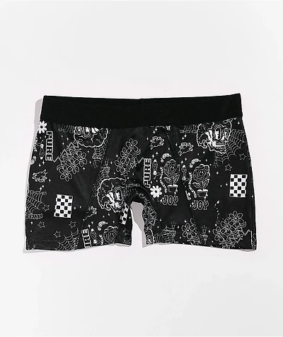 A-Lab Lilly Black & White Boyshort Underwear