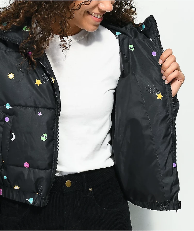 A-Lab Lorca Black Puffer Jacket