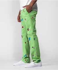 A-Lab Pen Pals Green Twill Pants