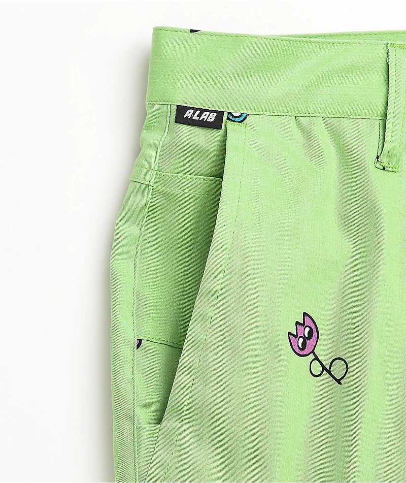 A-Lab Pen Pals Green Twill Pants
