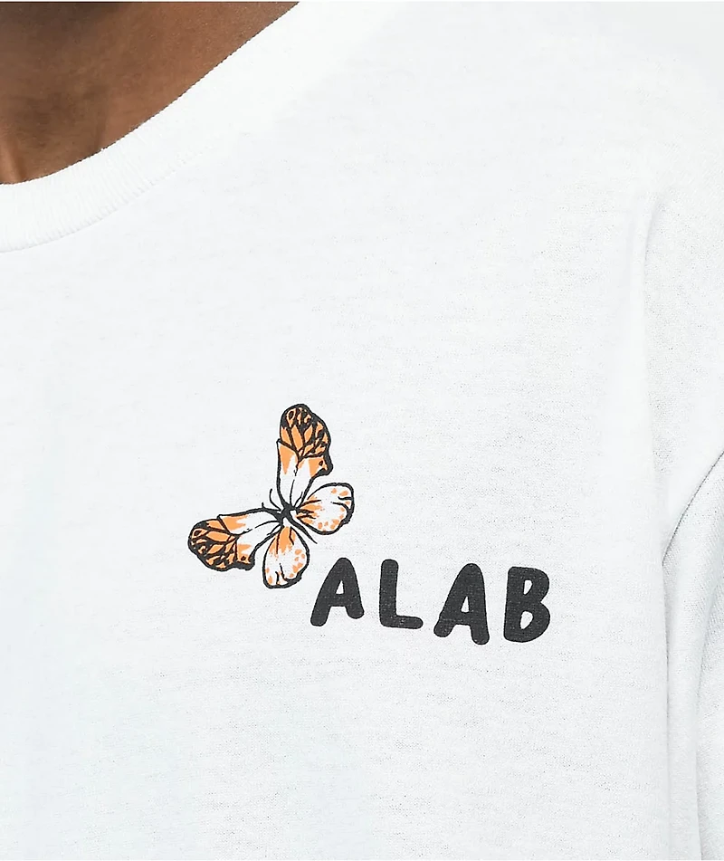 A-Lab Purrrfect White Long Sleeve T-Shirt