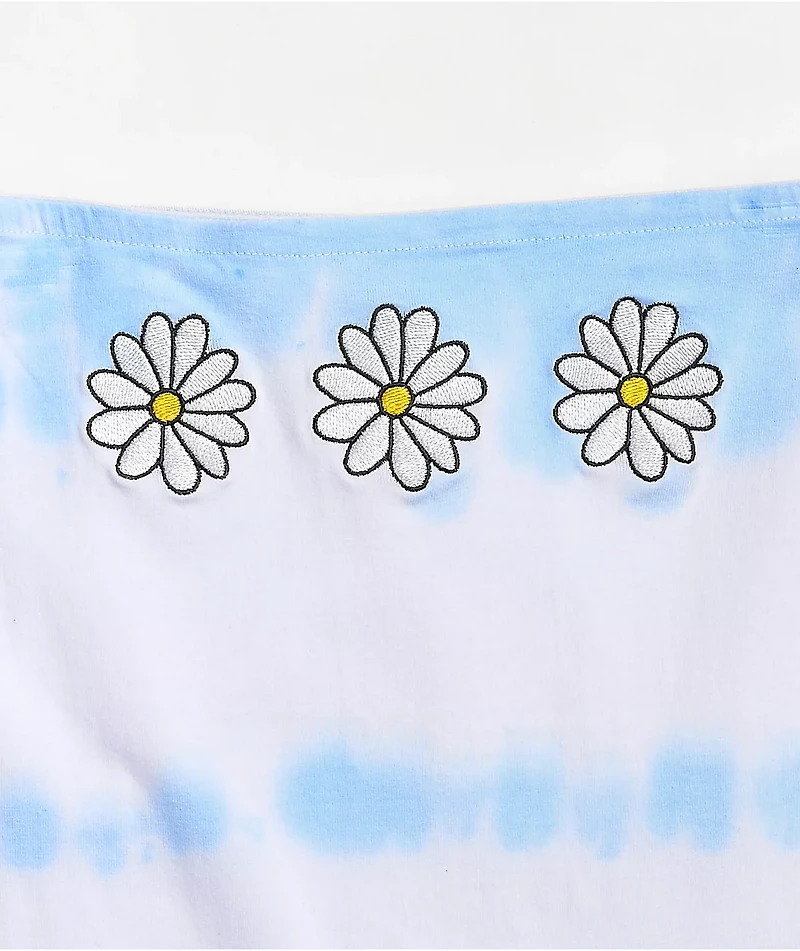 A-Lab Queenie Daisy Blue Tie Dye Tube Dress