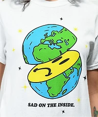 A-Lab Sad Inside White T-Shirt