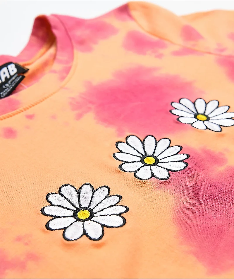 A-Lab Serina Daisy Tie Dye Crop T-Shirt