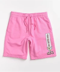 A-Lab Sick Pink Sweat Shorts