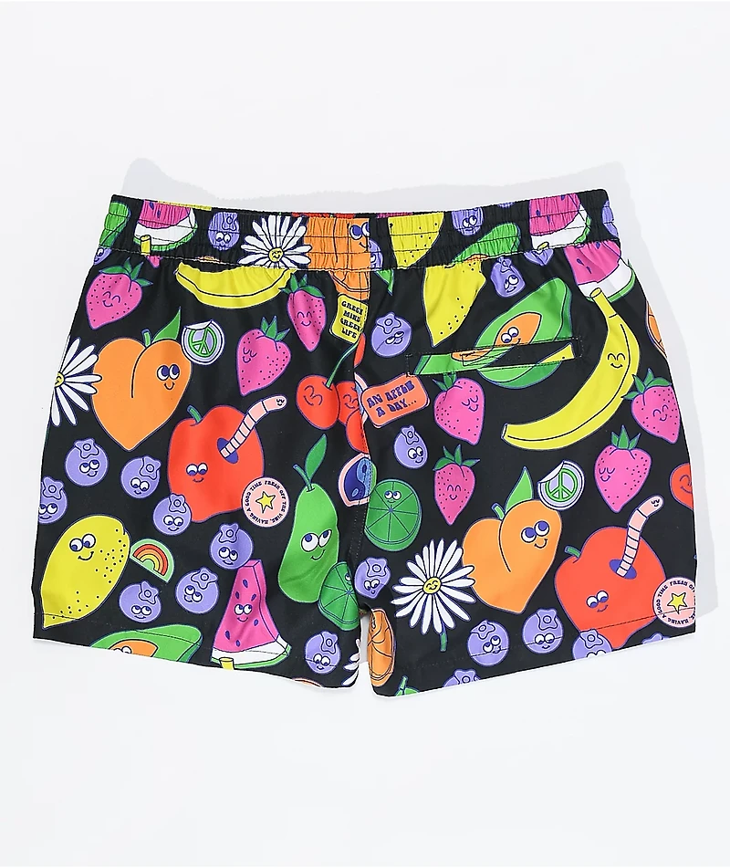 A-Lab Skippy Fruit Black Board Shorts