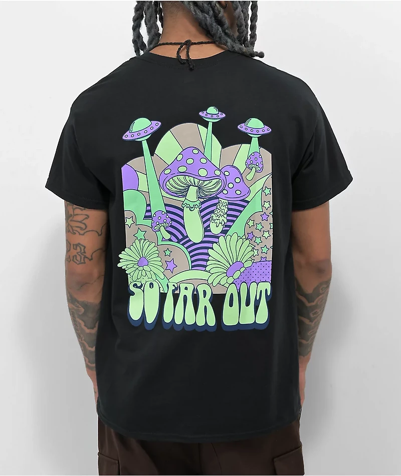 A-Lab So Far Out Black T-Shirt