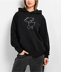 A-Lab Tomo Rhinestone Black hoodie