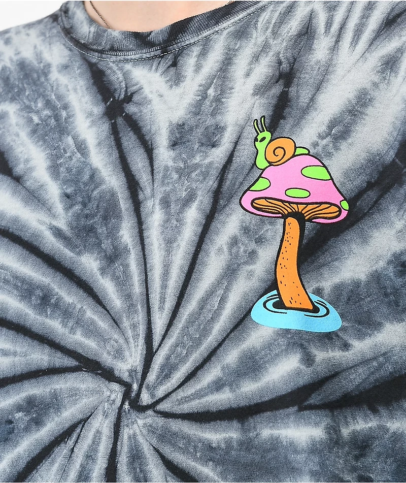 A-Lab Trip On This Black Tie Dye T-Shirt