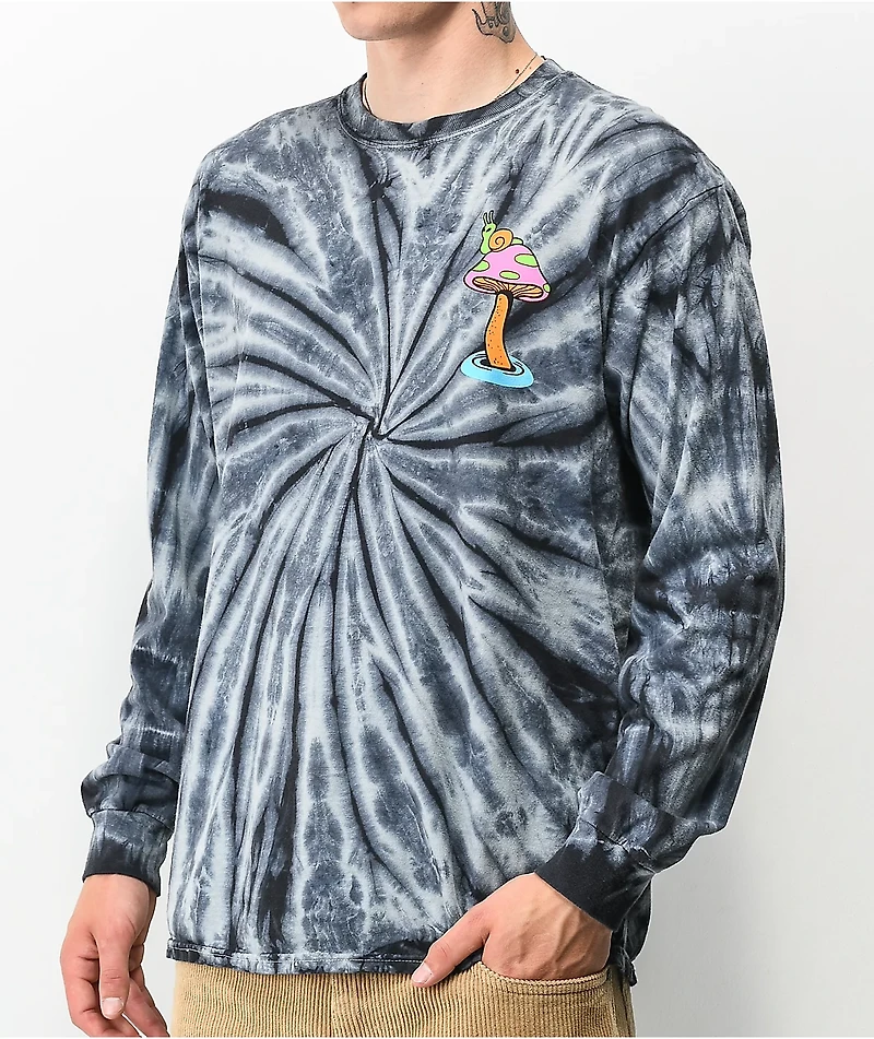A-Lab Trip On This Black Tie Dye T-Shirt