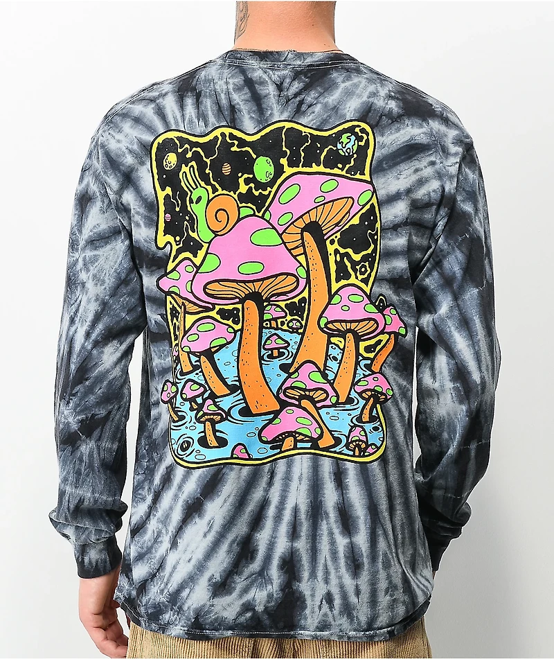 A-Lab Trip On This Black Tie Dye T-Shirt