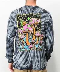 A-Lab Trip On This Black Tie Dye T-Shirt