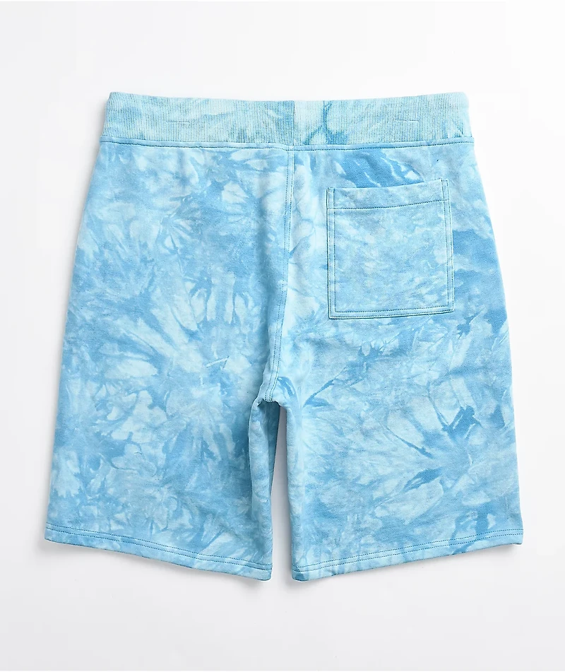 A-Lab Wavelength Blue Crystal Washed Sweat Shorts
