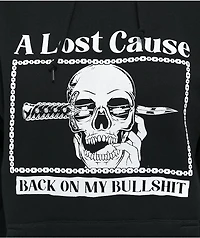 A Lost Cause Back On Black Hoodie