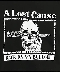 A Lost Cause Back On Black T-Shirt