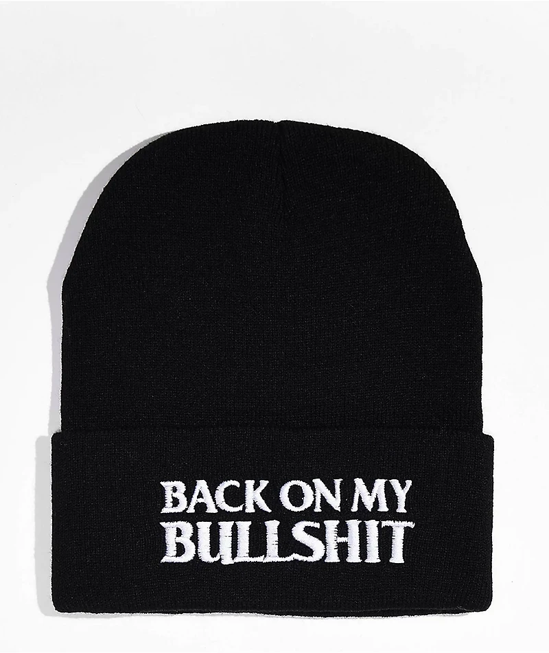 A Lost Cause Back On My Bullshit Black Beanie