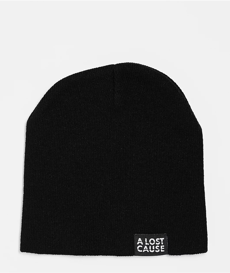 A Lost Cause Backdown Black Skully Beanie
