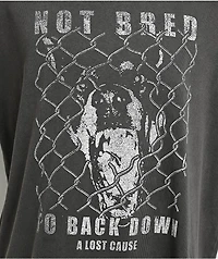 A Lost Cause Backdown Vintage Charcoal T-Shirt