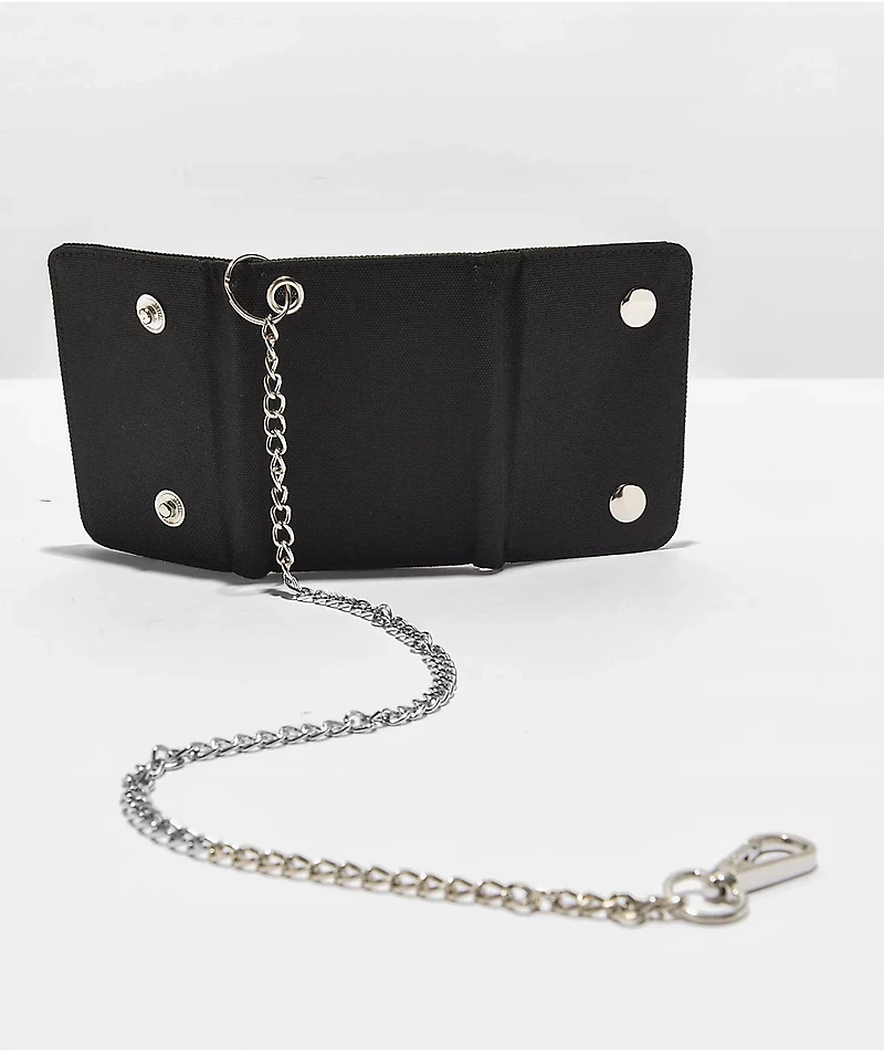 A Lost Cause Black Chain Wallet