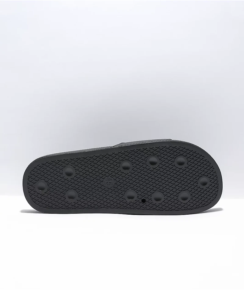 A Lost Cause Cheers Black Slide Sandals