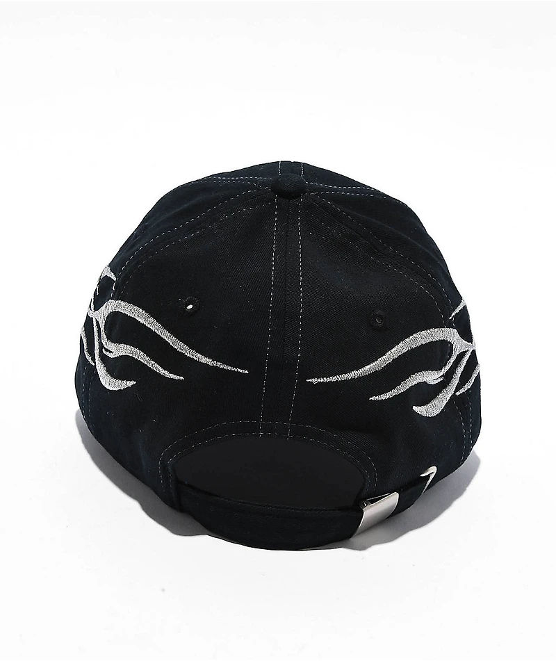 A Lost Cause Cursed Black Strapback Hat