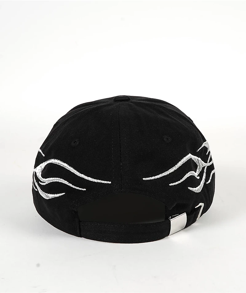 A Lost Cause Cursed Studded Black Strapback Hat