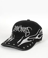 A Lost Cause Cursed Studded Black Strapback Hat