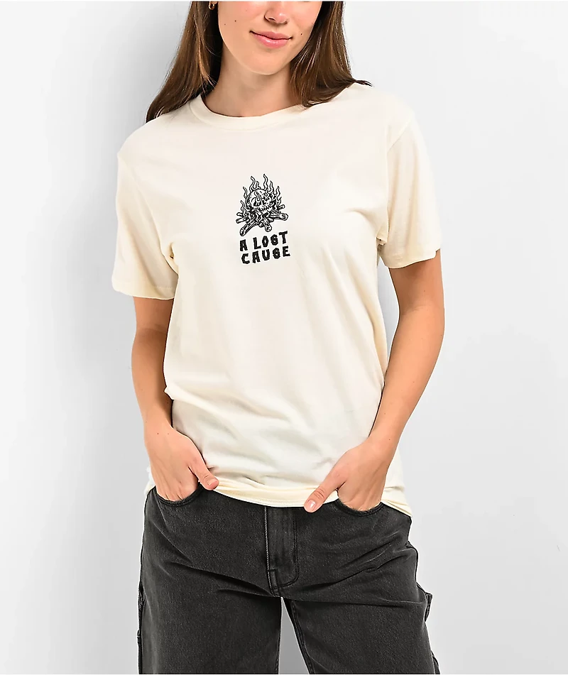 A Lost Cause Dead And Desolate Natural T-Shirt