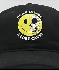 A Lost Cause Dead Inside Black Strapback Hat